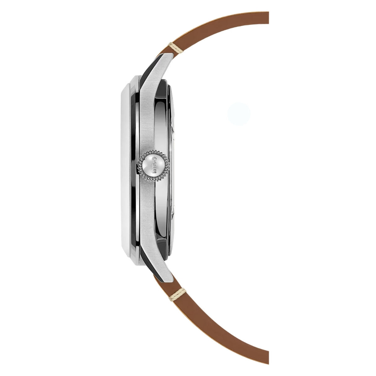 Mido Multifort Patrimony M040.407.16.040.00 analog herrklocka med blå urtavla och armband i läder
