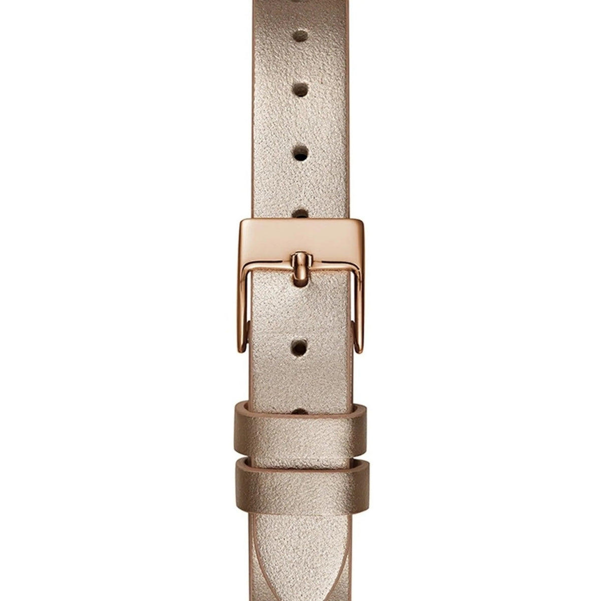 Guess Bauble Damklocka GW0103L2 analog damklocka med silver urtavla och armband i läder
