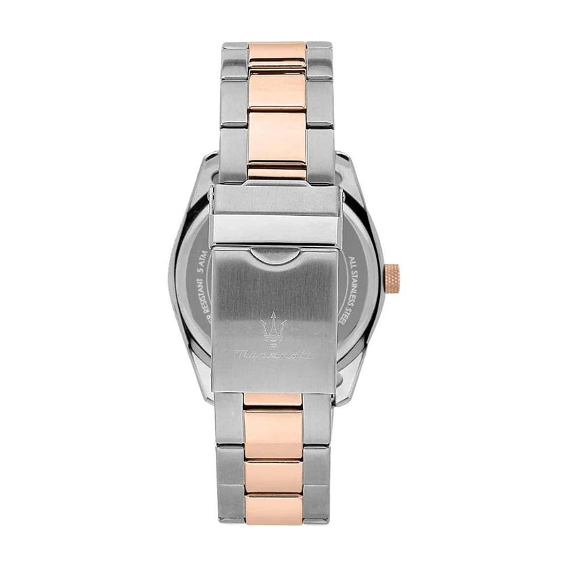 Maserati Attrazione ð43mm R8853151006 analog herrklocka med blå urtavla och armband i rostfritt stål