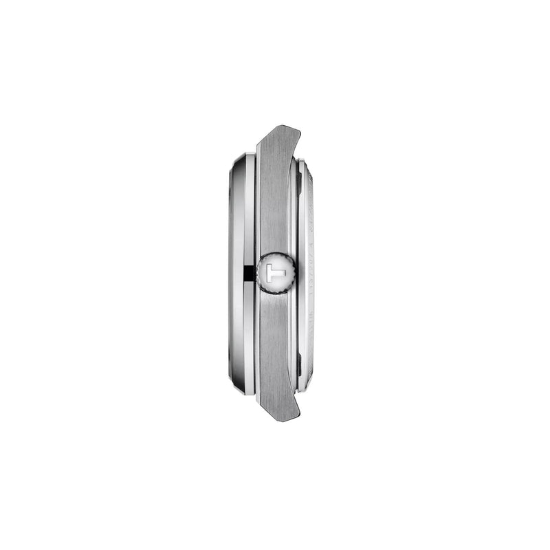Tissot PRX Powermatic 80 T137.207.11.111.00 analog unisexklocka med vit urtavla och armband i rostfritt stål