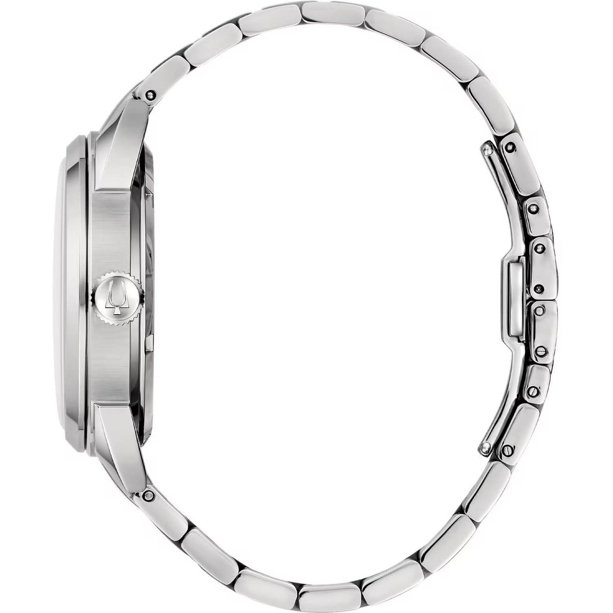 Bulova Sutton 96B423 analog herrklocka med turkos urtavla och armband i rostfritt stål