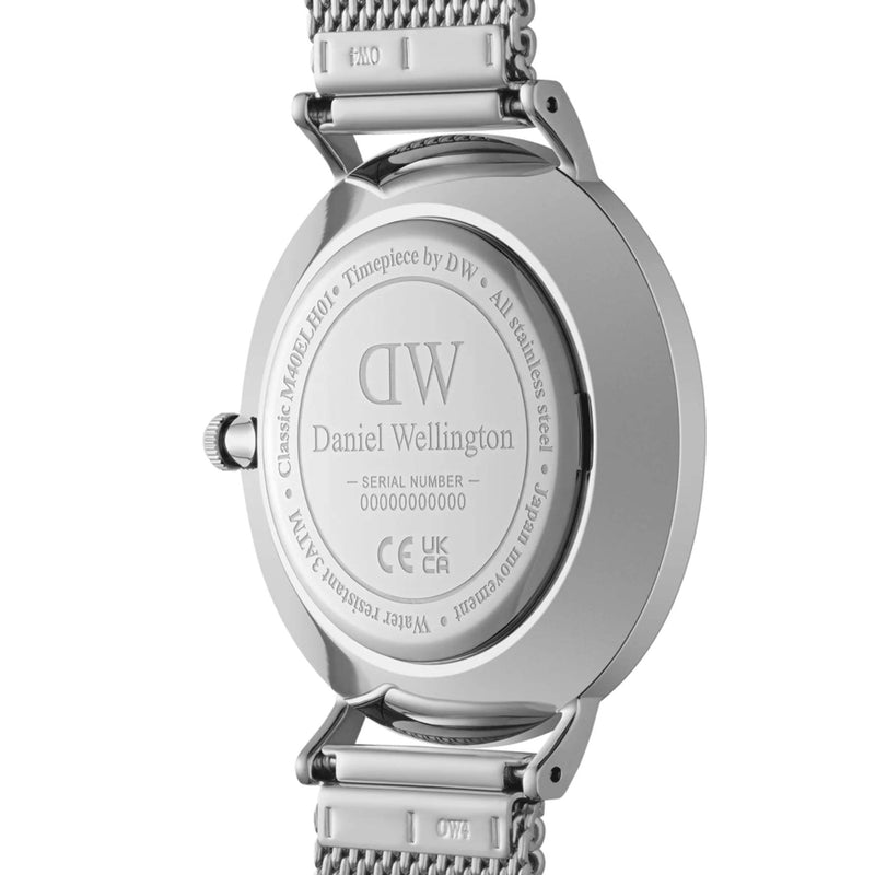 Daniel Wellington Classic Multi-Eye DW00100711 analog herrklocka med svart urtavla och armband i rostfritt stål
