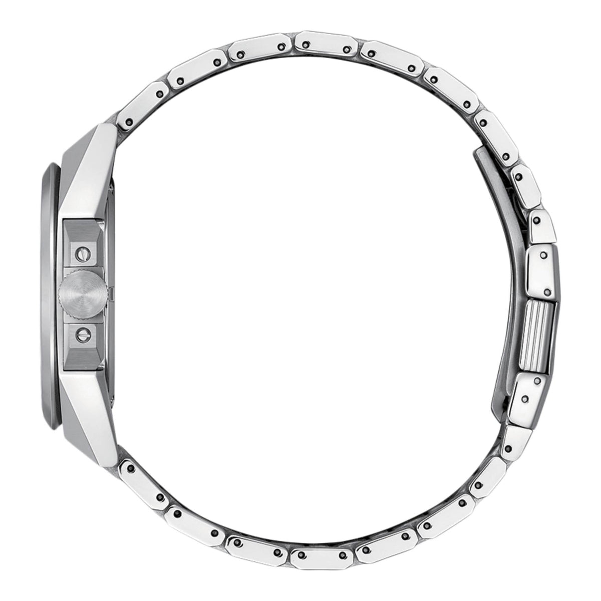 Citizen Series 8 Automatic NA1010-84X analog herrklocka med blå urtavla och armband i rostfritt stål