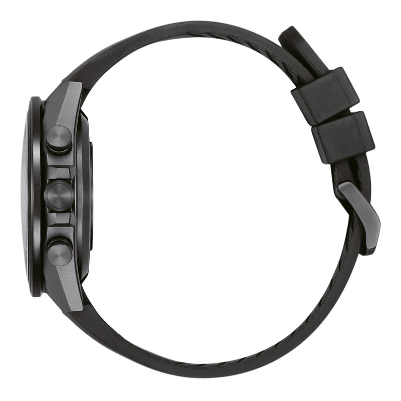 Citizen Attesa Satellite Wave GPS CC4055-14H analog herrklocka med silver urtavla och armband i gummi
