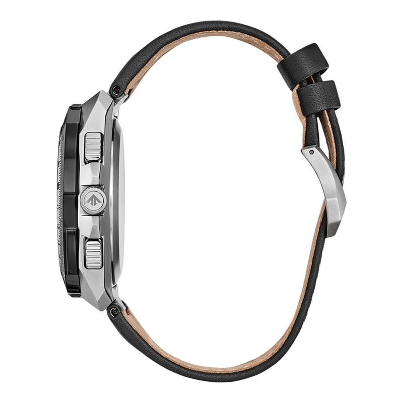 Citizen Promaster Skyhwak A-T JY8149-05E ana-digi herrklocka med svart urtavla och armband i läder