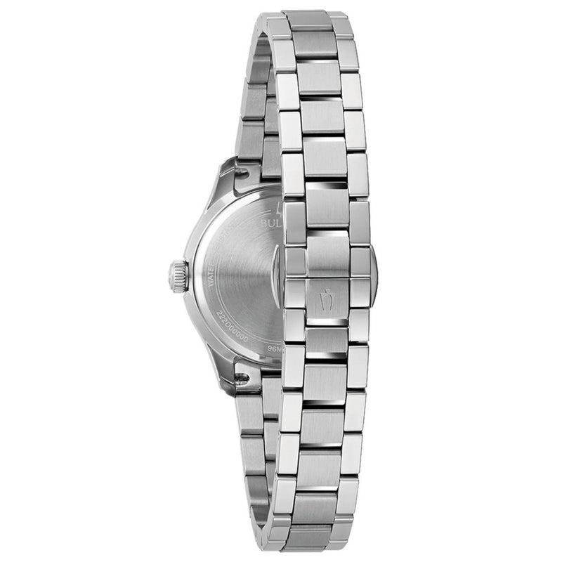 Bulova Classic Wilton 96M164 analog unisexklocka med grå urtavla och armband i rostfritt stål