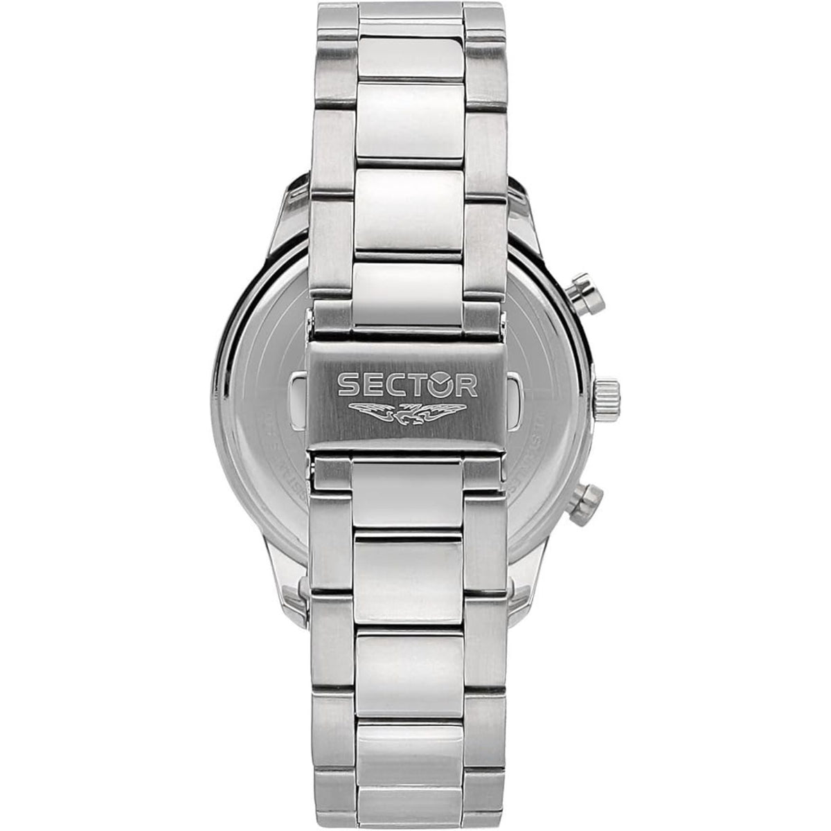 Sector No Limits 270 R3253578013 analog herrklocka med vit urtavla och armband i rostfritt stål