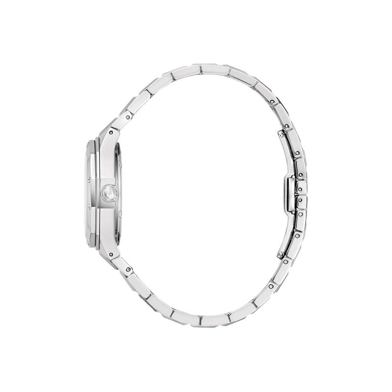 Bulova Classic 96M169 analog damklocka med blå urtavla och armband i rostfritt stål
