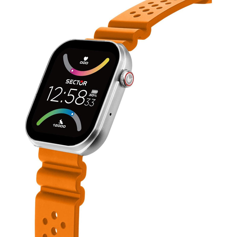 Sector Smartwatch S03 R3251295003 smartwatch herrklocka med svart urtavla och armband i silikon