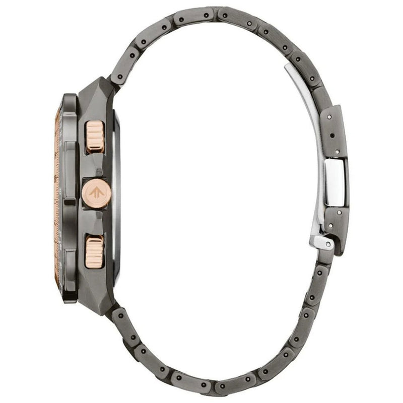 Citizen Promaster SKY 35th Anniversary JY8146-54E analog herrklocka med grå urtavla och armband i rostfritt stål