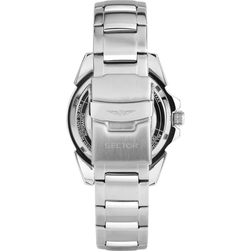 Sector 450 R3253276011 analog herrklocka med svart urtavla och armband i rostfritt stål