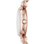 Emporio Armani AR11316 analog damklocka med vit urtavla och armband i rostfritt stål