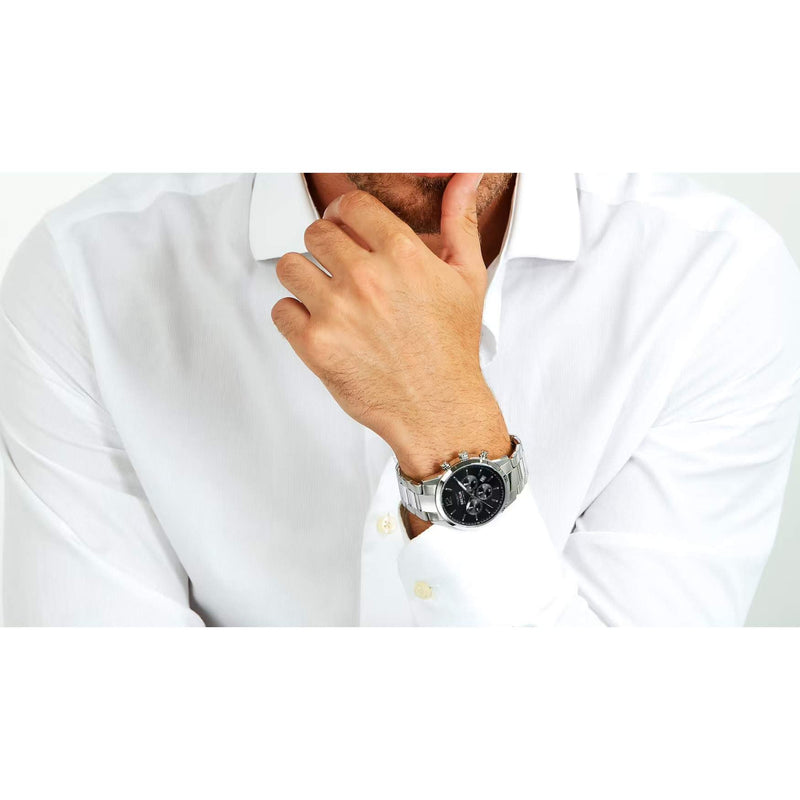 Sector 660 Herrklocka R3273617002 analog herrklocka med svart urtavla och armband i rostfritt stål