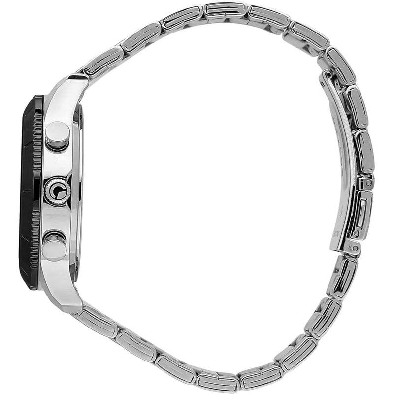 Sector 270 Kronograf R3253578029 analog herrklocka med svart urtavla och armband i rostfritt stål