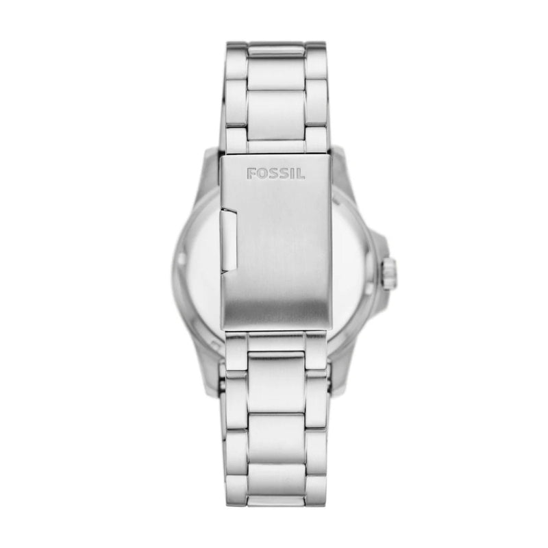 Fossil Blue FS6032 analog herrklocka med svart urtavla och armband i rostfritt stål