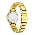 Citizen Eco Drive FE1242-78D analog damklocka med vit urtavla och armband i rostfritt stål