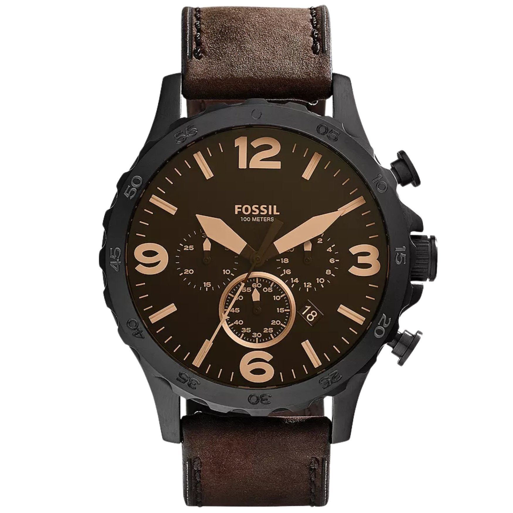 Fossil Nate JR1487 från  Fossil – Märkesklocka hos Kronura