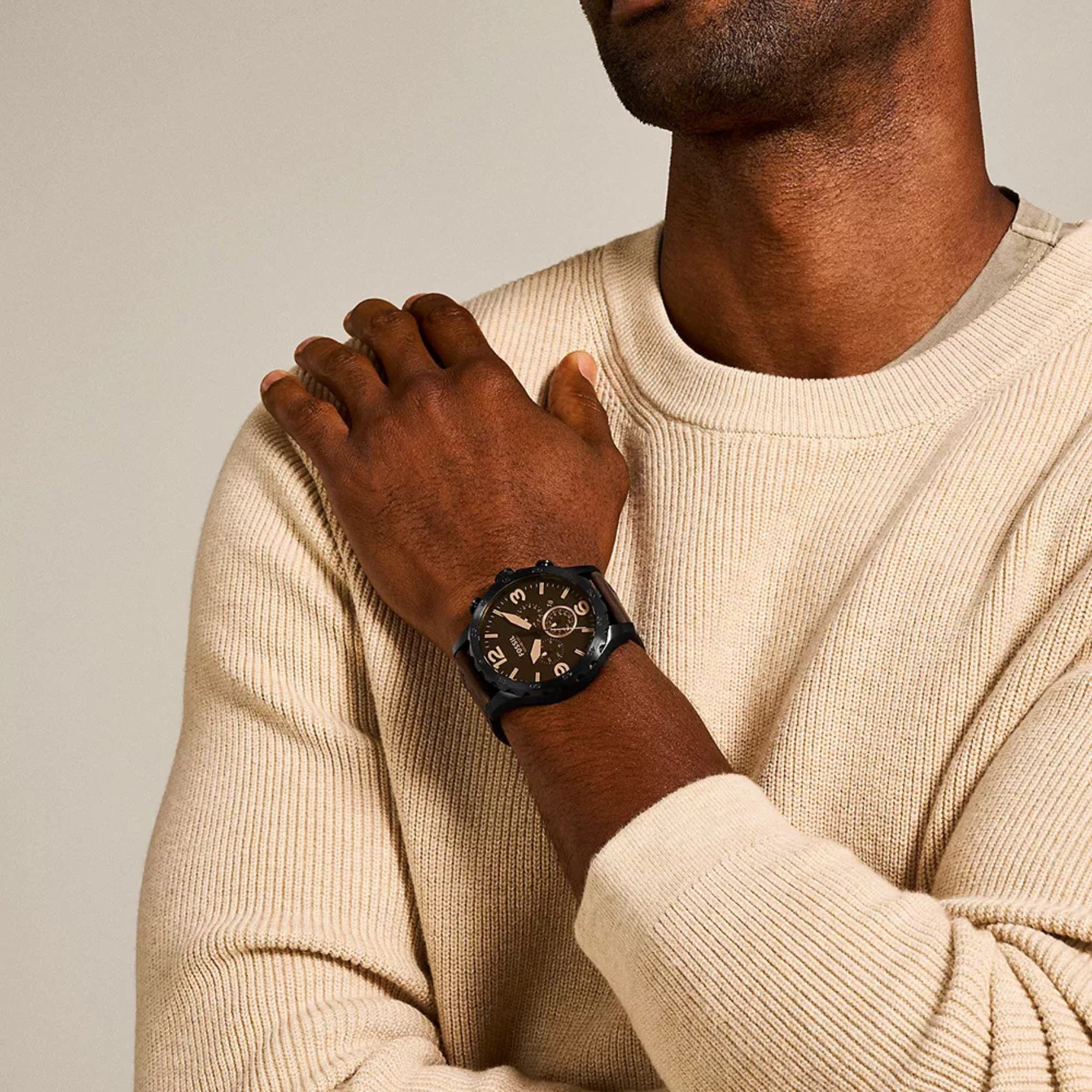 Fossil Nate JR1487 från  Fossil – Märkesklocka hos Kronura