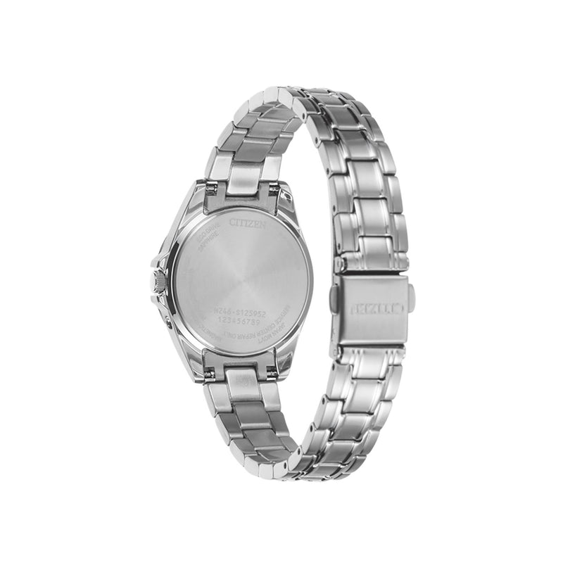 Citizen Radio Controlled EC1180-81L analog damklocka med blå urtavla och armband i rostfritt stål