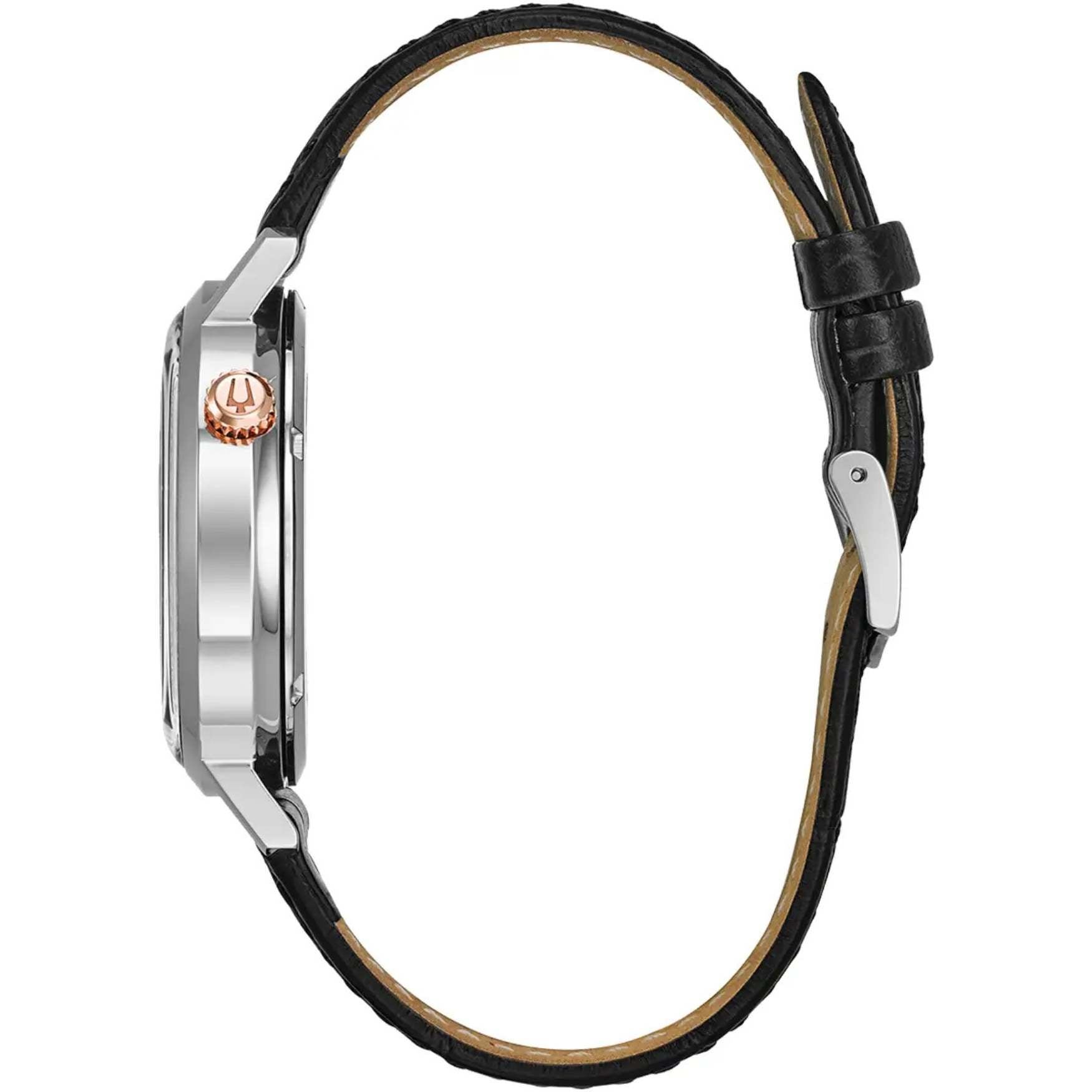 Bulova Classic Automatic Svart/Läder 98A187 från  Bulova – Märkesklocka hos Kronura