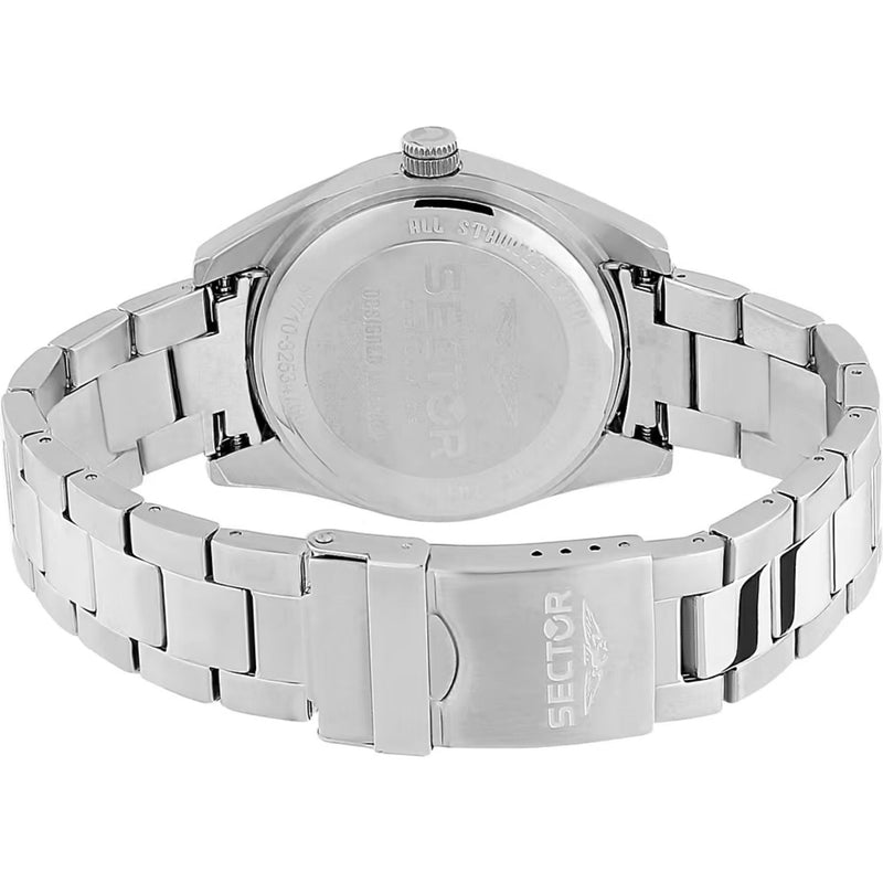 Sector Series 240 R3253476001 analog herrklocka med svart urtavla och armband i rostfritt stål