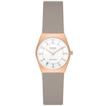 Skagen Grenen Lille SKW3079 analog damklocka med vit urtavla och armband i läder