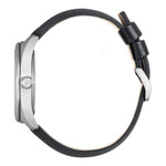 Citizen Eco Drive BM8560-29EE analog herrklocka med svart urtavla och armband i läder