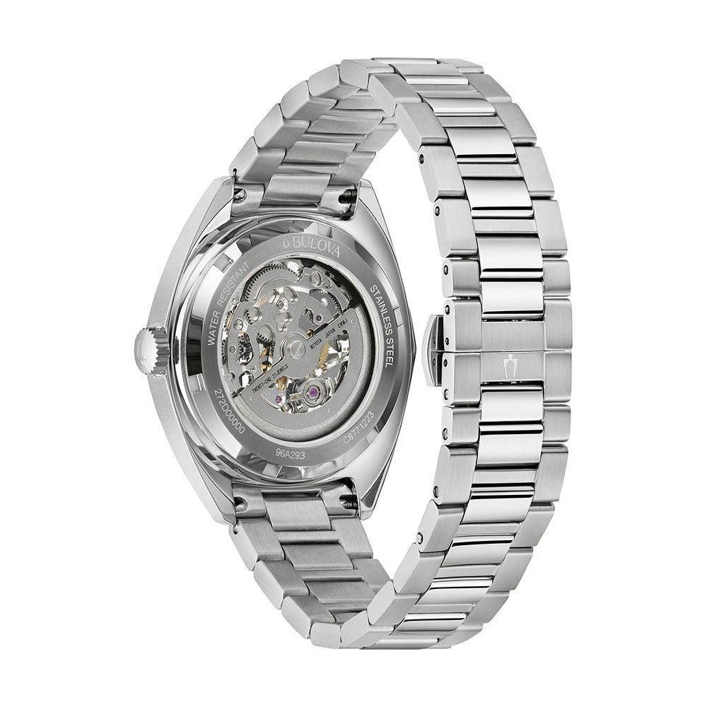 Bulova Classic  96A293 analog herrklocka med svart urtavla och armband i rostfritt stål