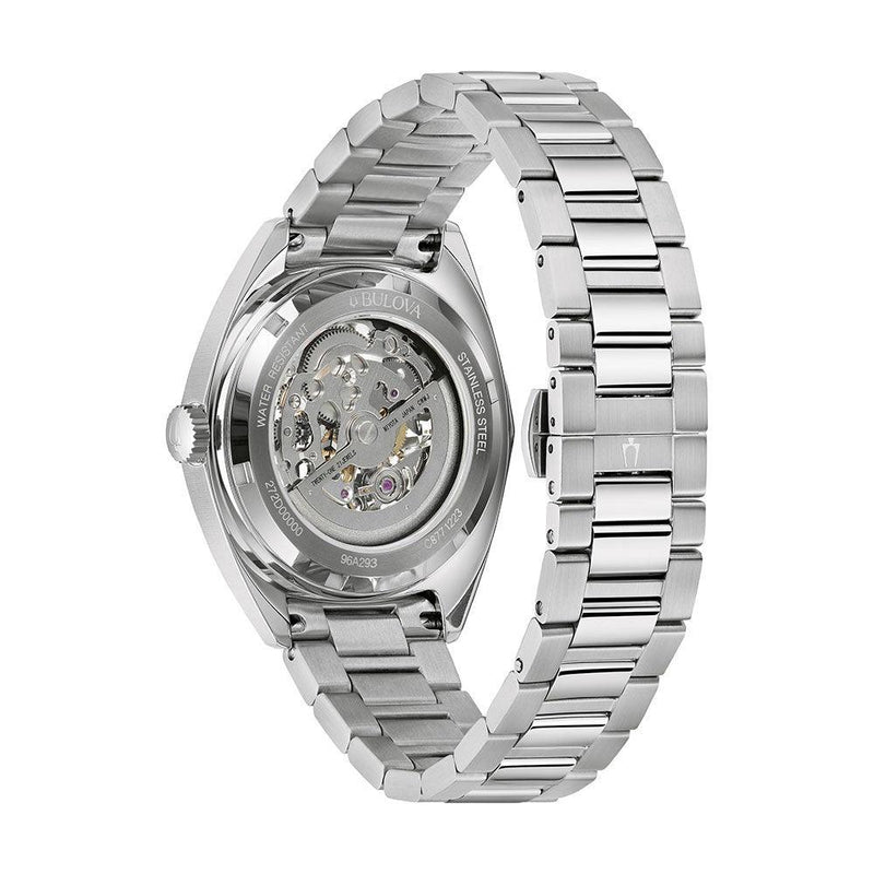 Bulova Classic  96A293 analog herrklocka med svart urtavla och armband i rostfritt stål