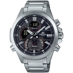 Casio Edifice Chronograph ECB-30D-1AEF ana-digi herrklocka med grå urtavla och armband i rostfritt stål