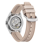 Citizen Automatic Damklocka NJ0229-07A analog damklocka med vit urtavla och armband i resin