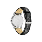 Citizen Classic AW1780-17L analog herrklocka med blå urtavla och armband i läder
