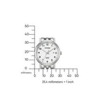 Citizen Sport EU6090-54A analog damklocka med vit urtavla och armband i rostfritt stål
