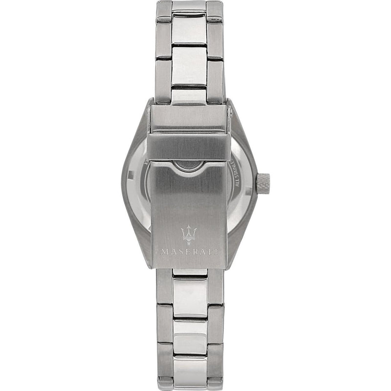 Maserati Competizione R8853100509 analog damklocka med rosa urtavla och armband i rostfritt stål