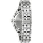 Bulova Jet Star 96B401 analog unisexklocka med rött urtavla och armband i rostfritt stål