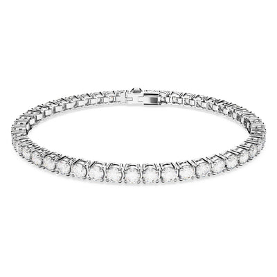 Swarovski Matrix Tennis Silver Armband
