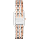 Fossil Raquel ES5222 analog damklocka med vit urtavla och armband i rostfritt stål
