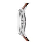 Fossil Townsman ME3154 analog herrklocka med blå urtavla och armband i rostfritt stål