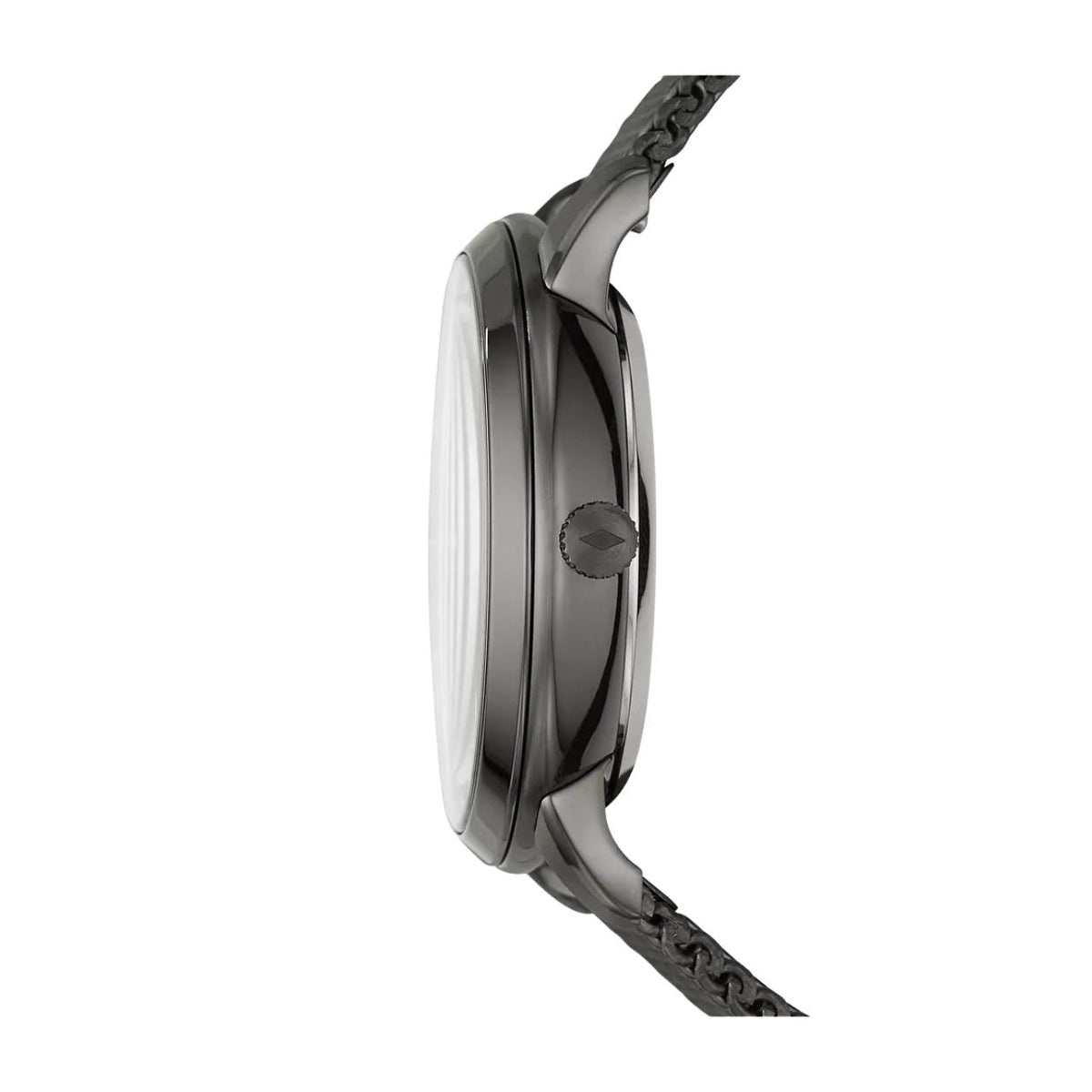 Fossil Neutra ME3185 analog herrklocka med svart urtavla och armband i rostfritt stål