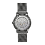 Fossil Neutra ME3185 analog herrklocka med svart urtavla och armband i rostfritt stål