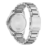 Citizen Marine Eco-Drive AW1760-81E analog herrklocka med svart urtavla och armband i rostfritt stål