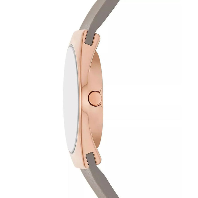 Skagen Grenen Lille SKW3079 analog damklocka med vit urtavla och armband i läder