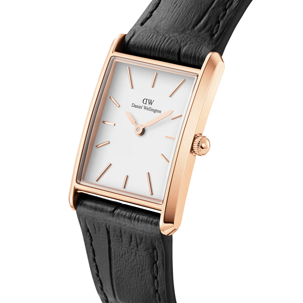 Daniel Wellington Bound Black Crocodile Rose Gold DW00100698 från  Daniel Wellington – Märkesklocka hos Kronura
