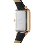 Daniel Wellington Quadro Pressed Sheffield analog damklocka med grön urtavla och armband i läder