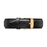 Daniel Wellington Classic Sheffield DW00100544 analog herrklocka med svart urtavla och armband i läder