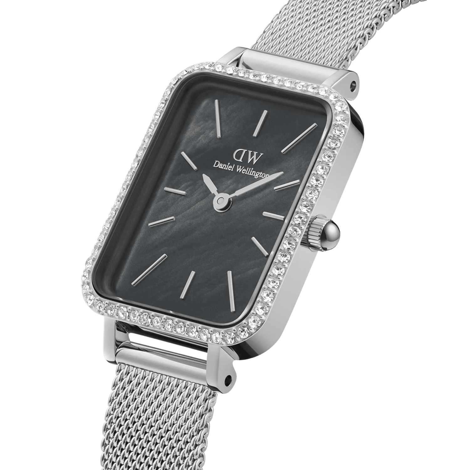 Daniel Wellington Quadro Lumine Bezel Sterling Black MOP från  Daniel Wellington – Märkesklocka hos Kronura