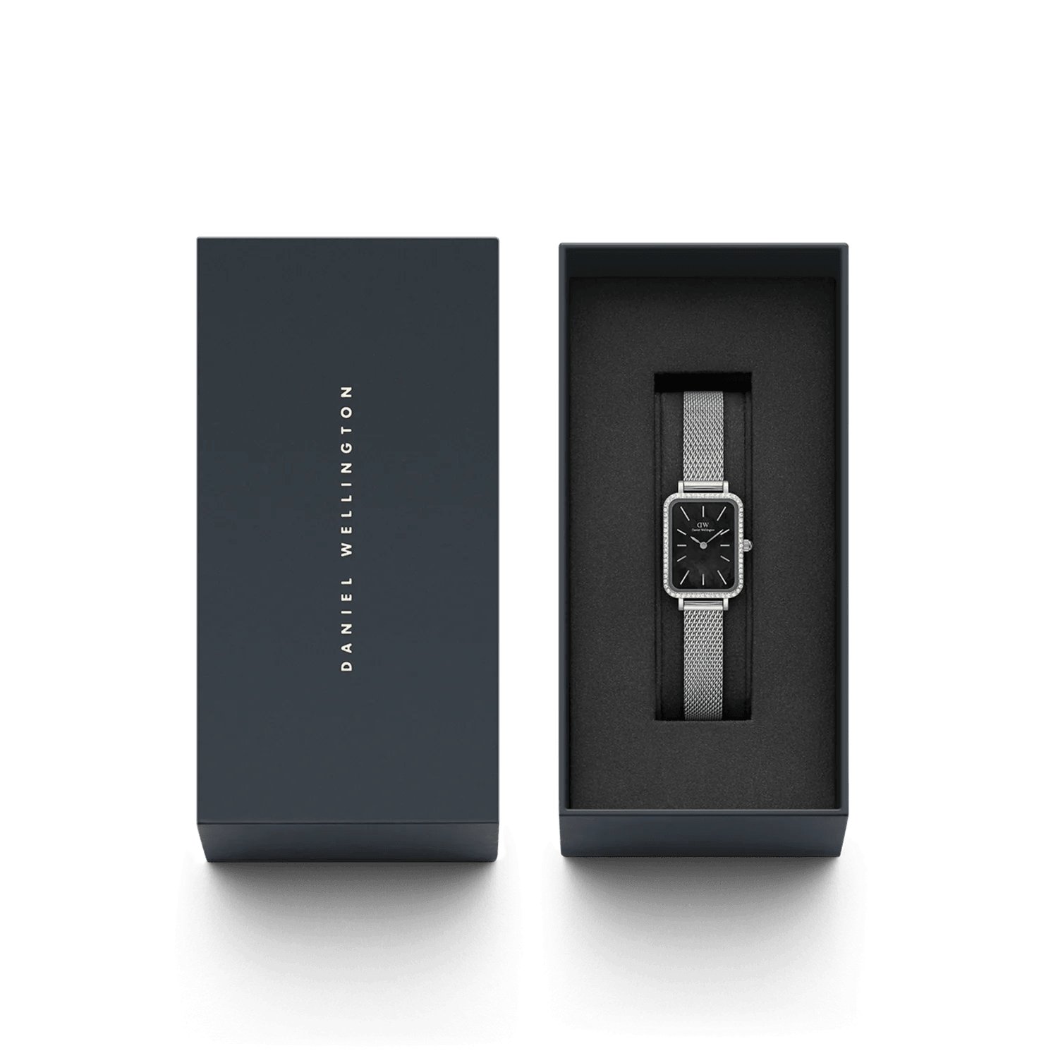 Daniel Wellington Quadro Lumine Bezel Sterling Black MOP från  Daniel Wellington – Märkesklocka hos Kronura
