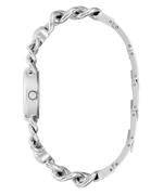 Guess Tone Analog Silver Damklocka GW0758L1 analog damklocka med silver urtavla och armband i rostfritt stål