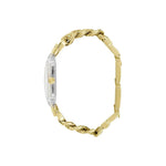 Guess Trend Heavy Metal GW0669L1 analog damklocka med guld urtavla och armband i rostfritt stål