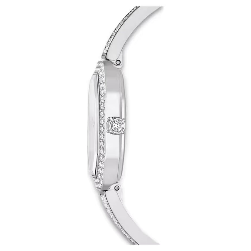 Swarovski Dextera bangle 5672977 analog damklocka med silver urtavla och armband i rostfritt stål
